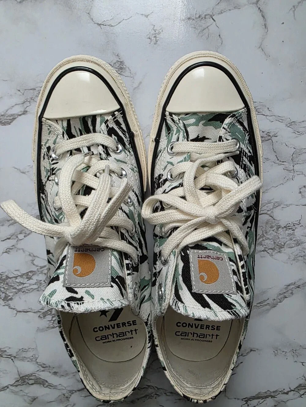Converse worn great